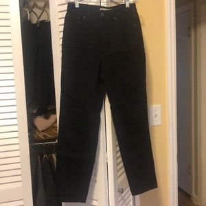 Topshop moto mom jeans black